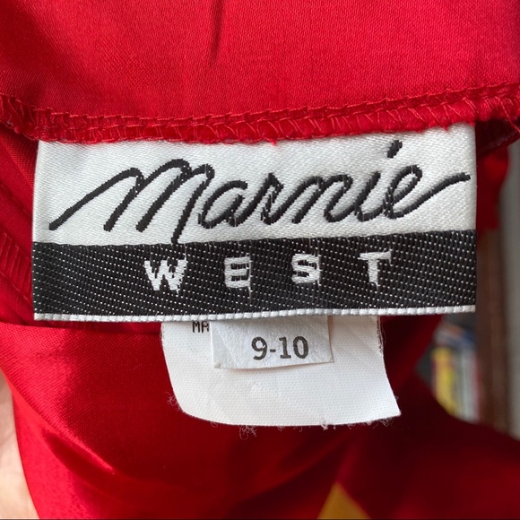 Beautiful Vintage 80’s satin evening gown. Sz 2/4 - Picture 5 of 6